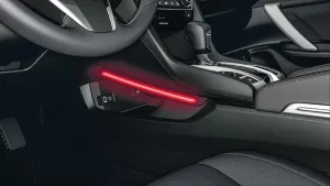 Honda Civic Uyumlu Fc5 2016-2020 Vites Konsol Aydınlatma - Kırmızı - Görsel 2