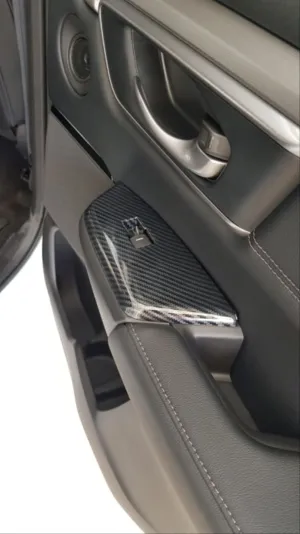 Honda Cr-V Uyumlu 2018-2021 Kapı Kolçak Kaplama Karbon thumb 2