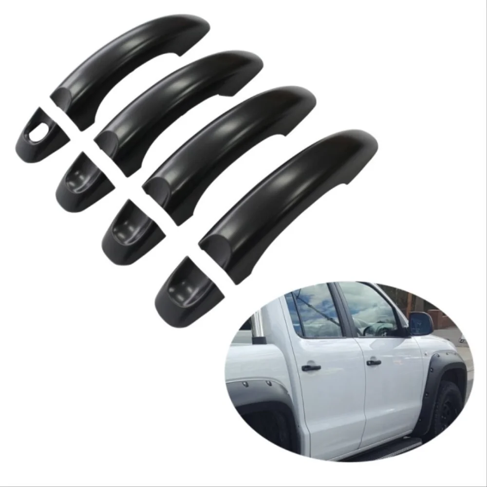 Volkswagen Amarok Uyumlu 2010-2020 Kapı Kolu Kaplama - Siyah