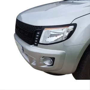 Ford Ranger Uyumlu 2012-2016 T6 Far Çerçevesi Siyah - Görsel 4
