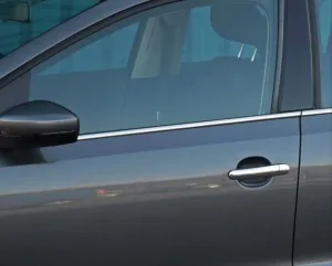 Volkswagen Polo Uyumlu 2009-2017 Cam Çıtası Nikelaj thumb 3