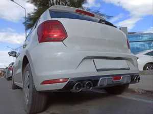 Volkswagen Mk5 Uyumlu Polo 2014-2017 Reflektörlü Silver Difüzör thumb 2