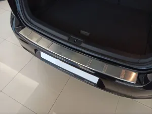 Volkswagen Golf Uyumlu 7 - 45419 2013-2020 Arka Tampon Üst Koruma A Dizayn - Görsel 2