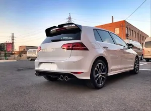 Volkswagen Golf Uyumlu 7 - 7,5 2012-2020 Oettinger Spoiler (Piano Black) thumb 2
