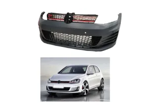 Volkswagen Golf Uyumlu 7 2013-2017 Gti Ön Tampon Ve Panjur Seti - Görsel 4