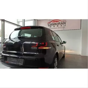 Volkswagen Golf Uyumlu 6 Mk6 2009-2012 R20 LED Stop Dark Smoke thumb 4