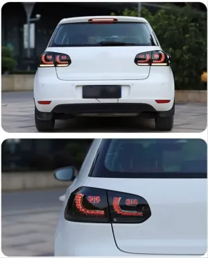 Volkswagen Golf Uyumlu 6 R20 LED Stop - Smoke - Görsel 3