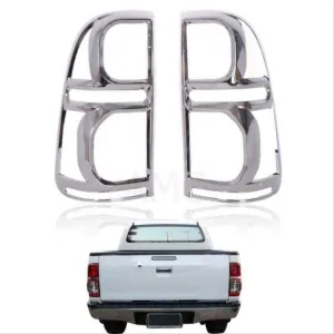 Toyota Hilux Uyumlu Vigo 2012-2015 Stop Çerçeve Kaplama Krom - Görsel 4