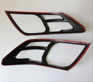 Toyota Hilux Uyumlu Vigo 2012-2015 Far Çerçeve Kaplama Siyah thumb 4