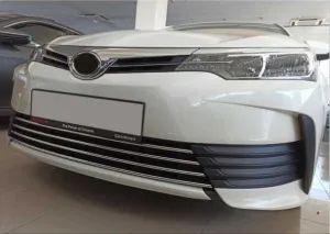 Toyota Corolla Uyumlu 2016-2018 Alt Panjur Çıtası Nikelaj (Stok Hatası )DRS Tuning kalitesiyle tanışın! Özel olarak Toyota  model araçlar için üretilen bu ürün,