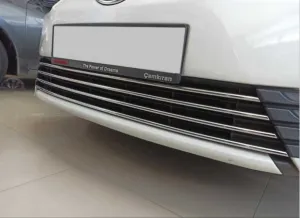 Toyota Corolla Uyumlu 2016-2018 Alt Panjur Çıtası Nikelaj (Stok Hatası ) thumb 2
