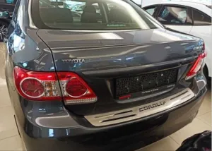 Toyota Corolla Uyumlu 2013-2016 Arka Tampon Üst Kaplama İnce Model - Görsel 2