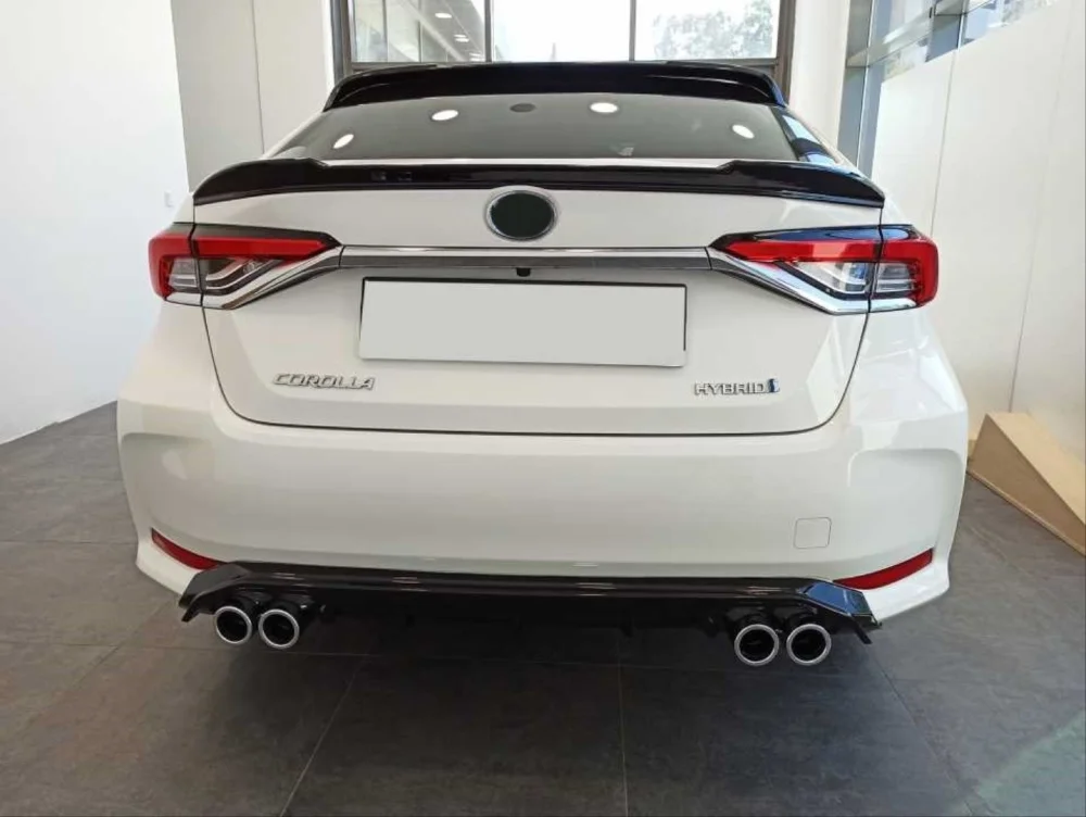 Drs Tuning Toyota Corolla Uyumlu 2019+ Bagaj Üstü Spoiler B Dizayn (Piano Black)
