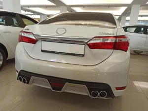 Toyota Corolla Uyumlu 2012-2018 Difüzör 4 Egzoz Siyah/Silver - Görsel 3