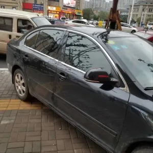 Skoda Octavia Uyumlu 2007-2014 Cam Çıtası Nikelaj thumb 3