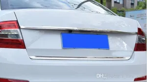 Skoda Octavia Uyumlu 2015-2019 Bagaj Çıtası Krom thumb 3