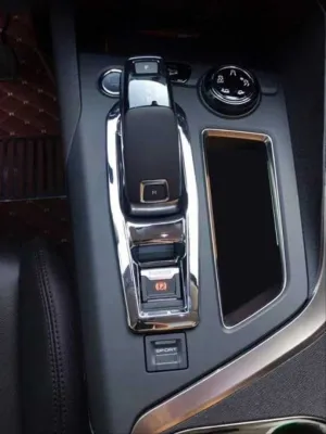 Peugeot 3008 Uyumlu 2016+ Vites Kaplama Küçük Nikelaj thumb 3