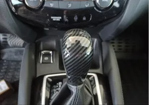 Nissan Qashqai Uyumlu 2014-2020 Vites Topuzu Kaplama - Karbon (Otomatik Vites) thumb 3