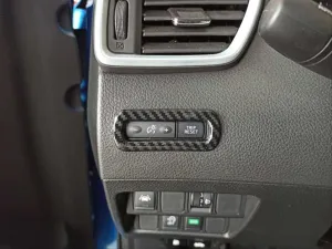 Nissan Qashqai Uyumlu 2014-2020 Küçük Kontrol Kaplama - Karbon - Görsel 2