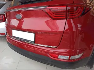 Kia Sportage Uyumlu 2016-2019 Bagaj Kapağı Alt Çıtası Krom - Görsel 2