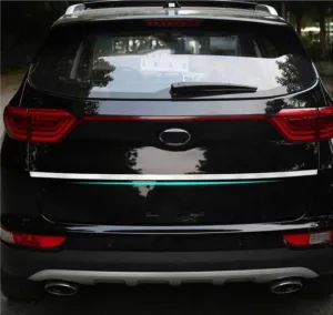 Kia Sportage Uyumlu 2016-2019 Bagaj Kapağı Orta Çıtası Krom - Görsel 2