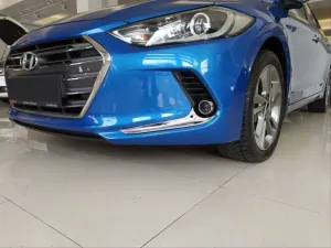 Hyundai Elantra Uyumlu 2016-2018 Ön Sis Çıtası Nikelaj thumb 3