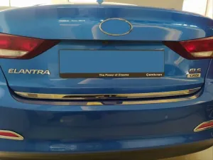 Hyundai Elantra Uyumlu 2016-2018 Bagaj Kapağı Çıtası Krom - Görsel 2