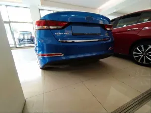 Hyundai Elantra Uyumlu 2016-2018 Bagaj Kapağı Çıtası Krom - Görsel 3