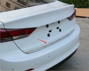 Hyundai Elantra Uyumlu 2016-2018 Bagaj Kapağı Çıtası Krom - Görsel 4