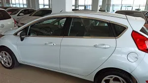 Ford Fiesta Uyumlu Hatchback Cam Çıtası Nikelajı Tam Tur - Görsel 2