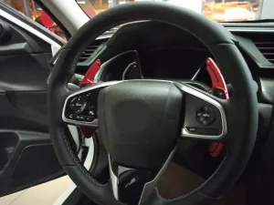 Honda Civic Uyumlu Fc5 2016+ Paddle Shift (F1 Vites Kulakçık) - Kırmızı thumb 3