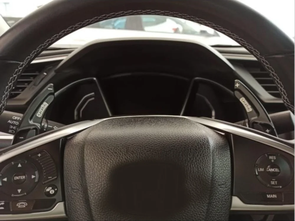 Honda Civic Uyumlu Fc5-Fk7 2016-2020 Savanını Paddle Shift Black