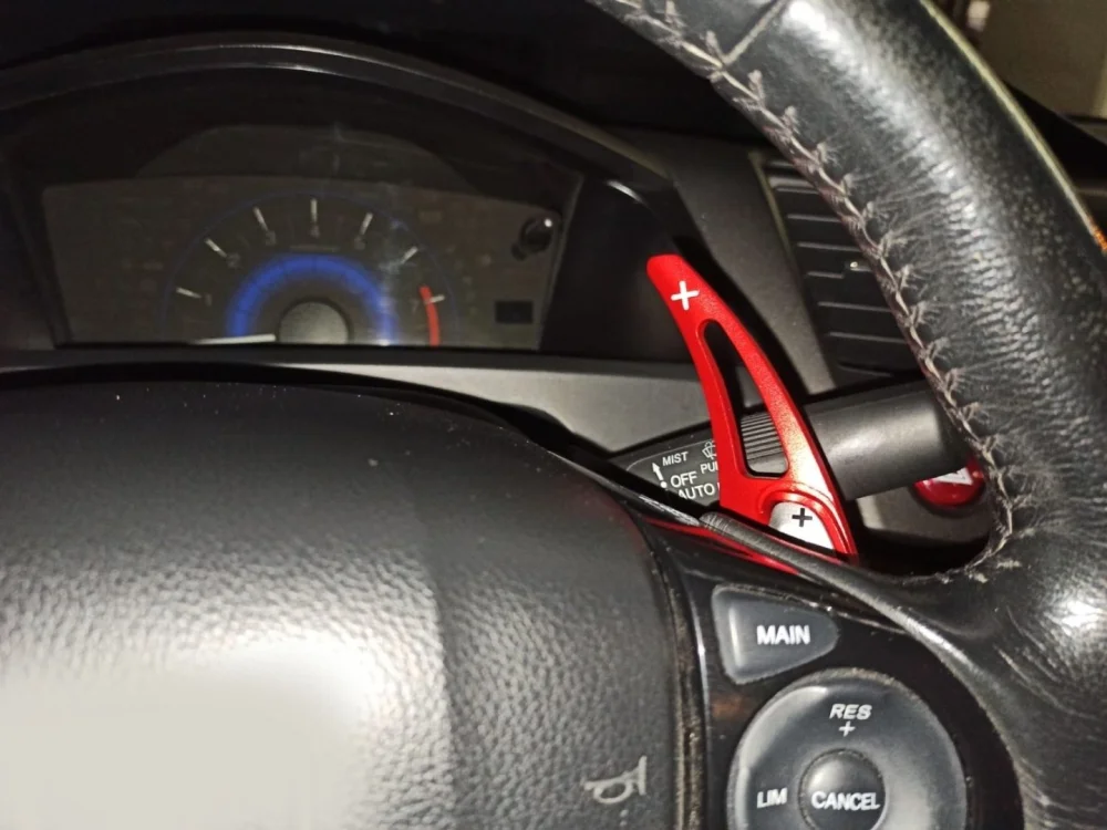 Drs Tuning Honda Civic Uyumlu Fb7 2012-2015 Paddle Shift (F1 Vites Kulakçık) Kırmızı