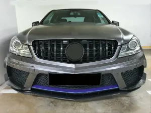 Drs Tuning Mercedes W204 Uyumlu 2007-2014 C Serisi Panjur Gtr - Siyah - Görsel 4
