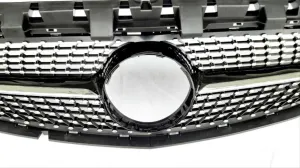 Mercedes W117 Uyumlu 2016-2018 Cla Diamond Panjur - Siyah thumb 4