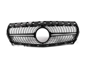 Mercedes W117 Uyumlu 2013-2015 Cla Diamond Panjur - Gri thumb 1