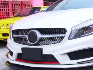 Mercedes W117 Uyumlu 2013-2015 Cla Diamond Panjur - Gri thumb 3