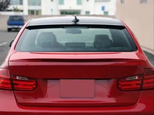 Drs Tuning Bmw 3 Uyumlu Serisi F30 Cam Üstü Spoiler - Piano Black (Parlak Siyah) - Görsel 4