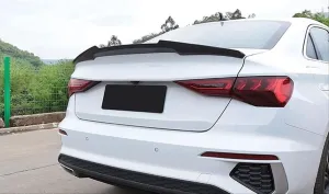 Audi A3 Uyumlu Sedan 2021+ M4 Spoiler - Piano Black (Parlak Siyah) thumb 2