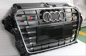 Audi A3 Uyumlu 2013-2016 Panjur S3 Siyah thumb 3