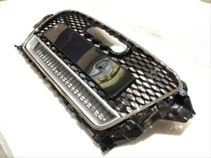 Audi A3 Uyumlu 2013-2016 Panjur Rs3 - Krom Çerçeve - Quatro Yazılı thumb 2