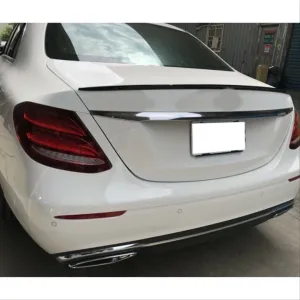 Mercedes Benz Uyumlu W213 E Serisi Düz Spoiler Piano Black - Görsel 3