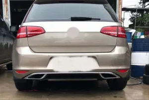 Volkswagen Golf Uyumlu 7 2013-2017 Difüzör Mat Siyah - Görsel 3