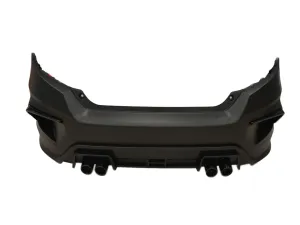 Honda Civic Uyumlu Fc5 2016-2020 Concept Model Arka Tampon Ek Piano Black Detaylı - Görsel 3