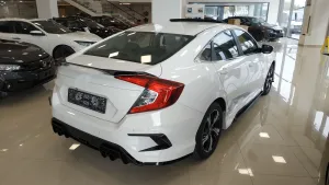 Honda Civic Uyumlu Fc5 2016-2020 Concept Model Arka Tampon Ek Piano Black Detaylı - Görsel 4