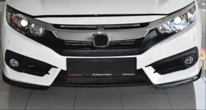 Honda Civic Uyumlu Fc5 2016-2020 Ön Tampon Flap Ek - Görsel 3