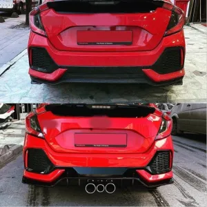 Honda Civic 2015-2021 (FK7) uyumlu Fk7 2016-2020 Hatchback Typer Arka Tampon Ek (Stok Hatası) modelleri Oto Aksesuar Shop'de. Kaliteli malzeme, hızlı kargo ve