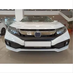 Honda Civic Uyumlu Fc5 2019-2021 Ön Sis Kaşı Kaplaması Piano (Makyajlı Kasa) thumb 2