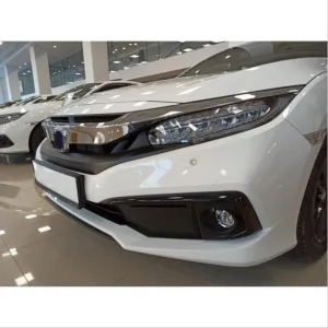 Honda Civic Uyumlu Fc5 2019-2021 Ön Sis Kaşı Kaplaması Piano (Makyajlı Kasa) thumb 3