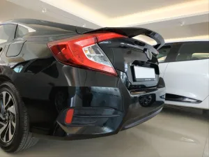 Honda Civic Uyumlu Fc5 V Style Spoiler - Piano Black thumb 3